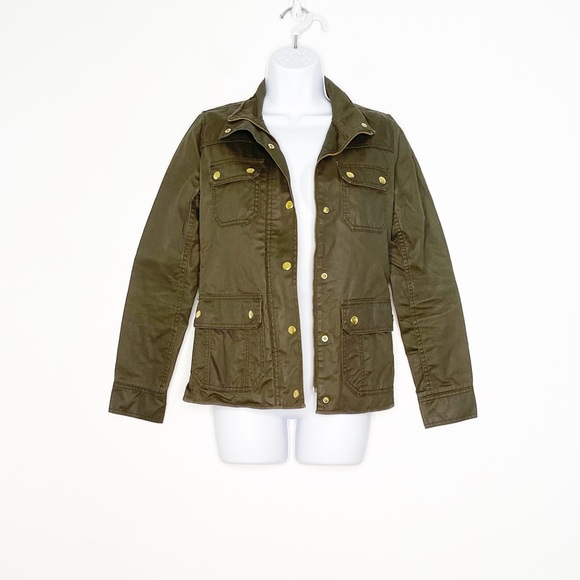 J. Crew Downtown Field Utility Jacket Mossy - Picture 2 of 9